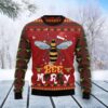 Bee Santa Christmas Limited Ugly Sweater - Narides