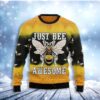 Bee Tie Dye Christmas Ugly Sweater - Narides