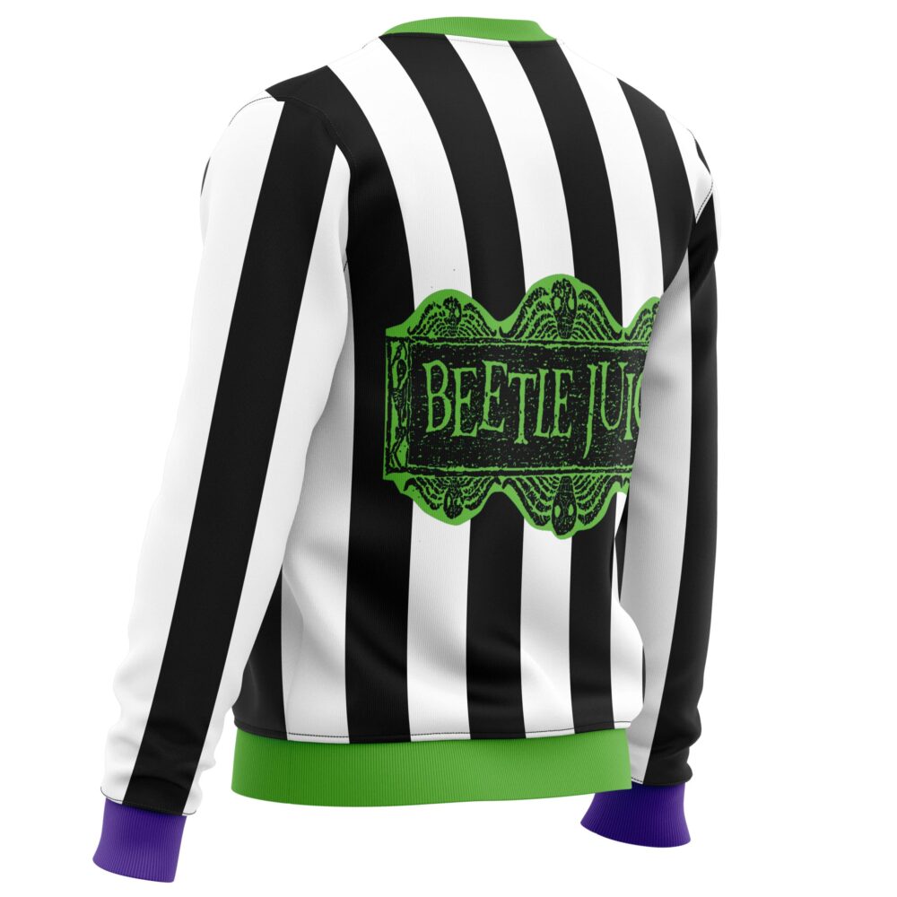 Beetle Juice Ugly Christmas Sweater - Holiday Jumper Sweatshirt - Narides