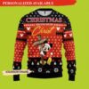 Personalized Begin With Christ Mickey Disney Ugly Christmas Sweater - Ugly Christmas Sweater - Narides