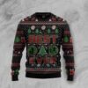 Best Dad Ever Christmas Awesome Ugly Sweater - Narides