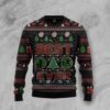 Best Dad Ever Christmas Us1442 Limited Ugly Sweater - Narides