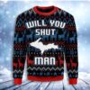 Bidden Will You Shut Man Christmas Limited Ugly Sweater - Narides