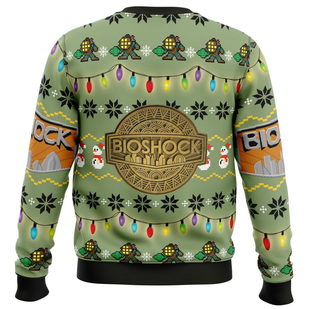 Big Daddy Bioshock Ugly Christmas Sweater - Holiday Jumper Sweatshirt - Narides