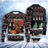 Bigfoot English Bulldog Pattern Bigfoot Bulldog Christmas Christmas Limited Ugly Sweater - Narides