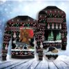 Bigfoot Huskey Christmas Ugly Sweater - Narides