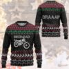 Biker Dad Christmas Ugly Sweater - Narides