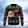 Biker Santa Xmas Christmas Ugly Sweater - Narides