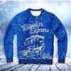 Bipolar Express Christmas Awesome Ugly Sweater - Narides