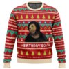 Birthday Boy Potato Jesus Ugly Christmas Sweater - Holiday Jumper Sweatshirt - Narides