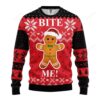 Bite Me Cookie Christmas Limited Ugly Sweater - Narides