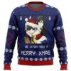 Black Butler Merry Xmas Christmas Ugly Sweater - Narides