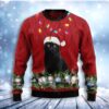 Black Cat Christmas Beauty Christmas Ugly Sweater - Narides