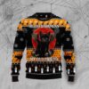 Black Cat Hello Darkness Christmas Awesome Ugly Sweater - Narides