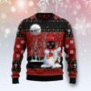 Black Cat Snowman Christmas Us1863 Awesome Ugly Sweater - Narides