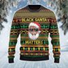 Black Santa Matters All Over Print 3d Christmas Christmas Christmas Jumper Limited Ugly Sweater - Narides