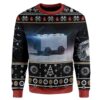 Blursed Cybertruck Car Christmas Ugly Sweater - Narides