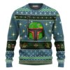 Boba Fett Party Ideas Christmas Jumper Awesome Ugly Sweater - Narides