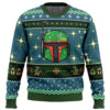 Boba Fett Ugly Christmas Sweater - Holiday Jumper Sweatshirt - Narides