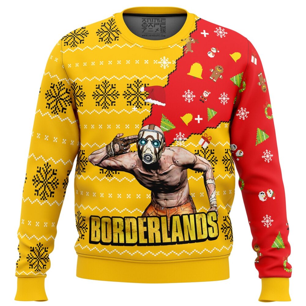 Borderlands v2 Ugly Christmas Sweater - Holiday Jumper Sweatshirt - Narides