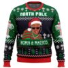 Born and Raised Fresh Prince of Bel-Air Ugly Christmas Sweater - Holiday Jumper Sweatshirt - Narides