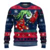 Boston Red Sox Funny Grinch Party Ideas Christmas Jumper Awesome Ugly Sweater - Narides