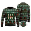 Bowling Rollin With My Snowmies Christmas Limited Ugly Sweater - Narides