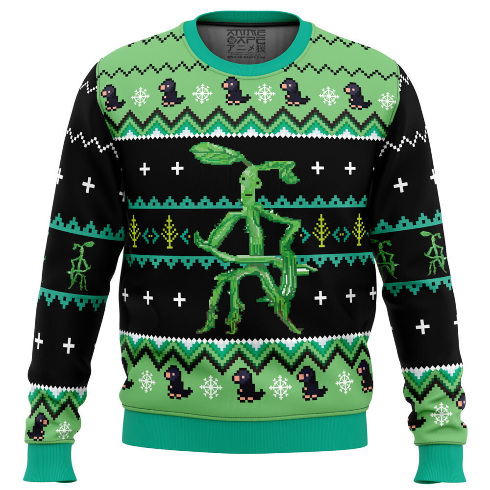 Bowtruckle Fantastic Beasts Ugly Christmas Sweater - Holiday Jumper Sweatshirt - Narides