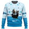 Boy! God of War Ugly Christmas Sweater - Holiday Jumper Sweatshirt - Narides