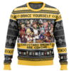 Brace Yourself Konosuba Ugly Christmas Sweater - Holiday Jumper Sweatshirt - Narides