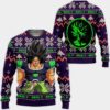 Broly Christmas Anime Dragon Ball Xmas 1k86dragon Ball Anime Xmas Christmas Fan Ugly Sweater - Narides