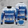 Bud Light Beer Christmas Ugly Sweater - Narides