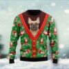 Bulldog Santa Claus Pattern Christmas Ugly Sweater - Narides