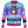 Bunny Girl Senpai Rascal Does Not Dream of Bunny Girl Senpai Ugly Christmas Sweater - Holiday Jumper Sweatshirt - Narides