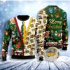 Bus Driver Merry Christmas Awesome Ugly Sweater - Narides