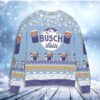 Busch Latte Logo Snowflake Christmas Limited Ugly Sweater - Narides