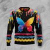 Butterfly Colorful Beauty Christmas Christmas Awesome Ugly Sweater - Narides