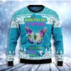 Butterfly Nearby Say Hello Christmas Ugly Sweater - Narides