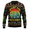 Cactus What The Fucculent Christmas Jumper Limited Ugly Sweater - Narides