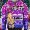 Cardi B All I Want For Christmas Is Shmoney Christmas Ugly Sweater - Narides