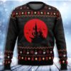 Castlevania Creepy Castle Christmas Limited Ugly Sweater - Narides