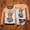 Cat Guitar Christmas Limited Ugly Sweater - Narides