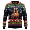 Cat Hanging On Xmas Tree D0610 Christmas Awesome Ugly Sweater - Narides