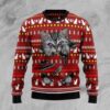 Cat Scratch Christmas Christmas Limited Ugly Sweater - Narides