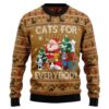 Cats For Everybody G51022 Christmas Limited Ugly Sweater - Narides