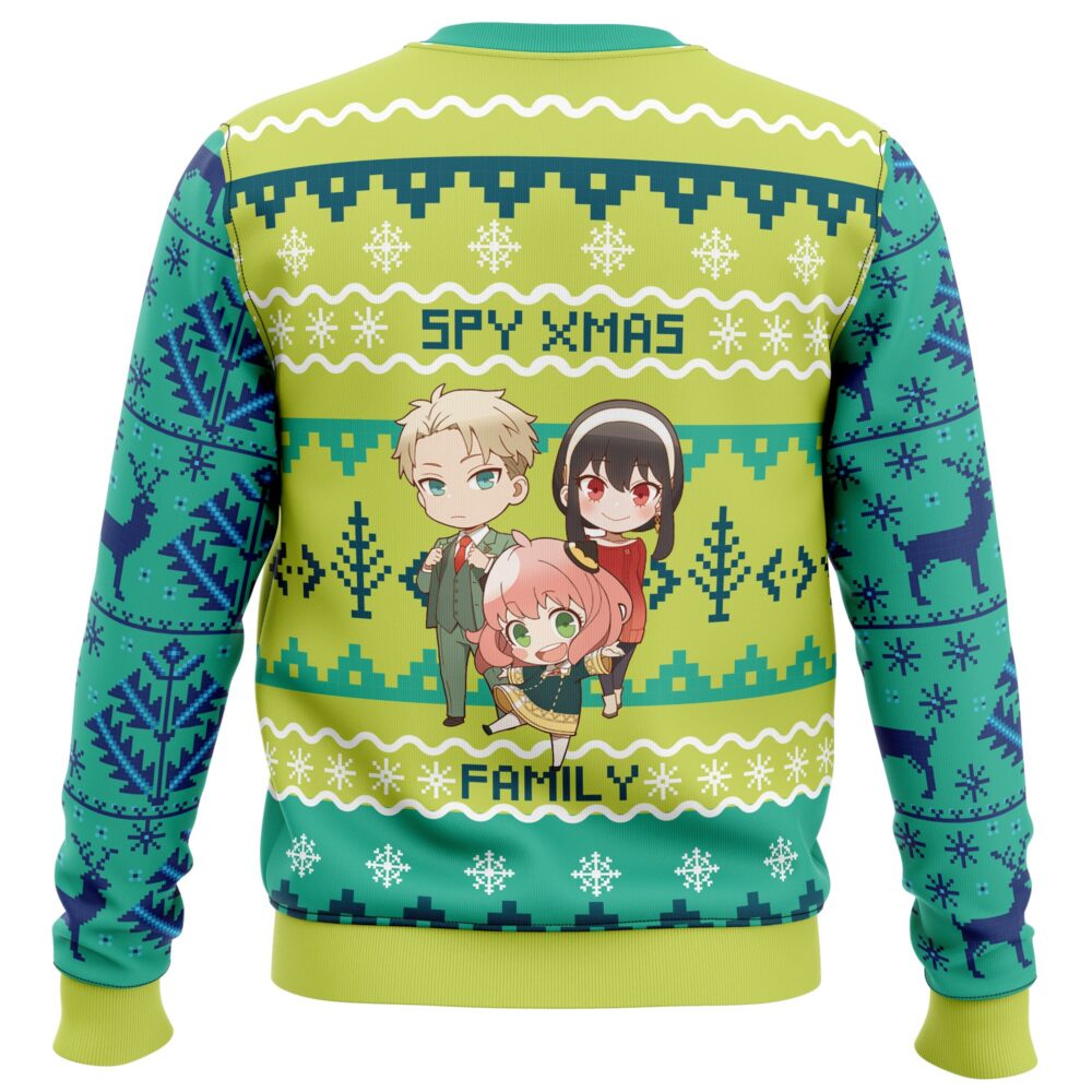 Chibi Spy x Family Ugly Christmas Sweater - Holiday Jumper Sweatshirt - Narides