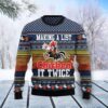 Chicken It Twice Christmas Limited Ugly Sweater - Narides