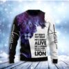 Christian Lion Christmas Ugly Sweater - Narides