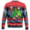 Christmas Avengers Chibi Marvel Comics Ugly Christmas Sweater - Holiday Jumper Sweatshirt - Narides