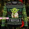 Christmas Baby Yoda Awesome Ugly Sweater - Narides